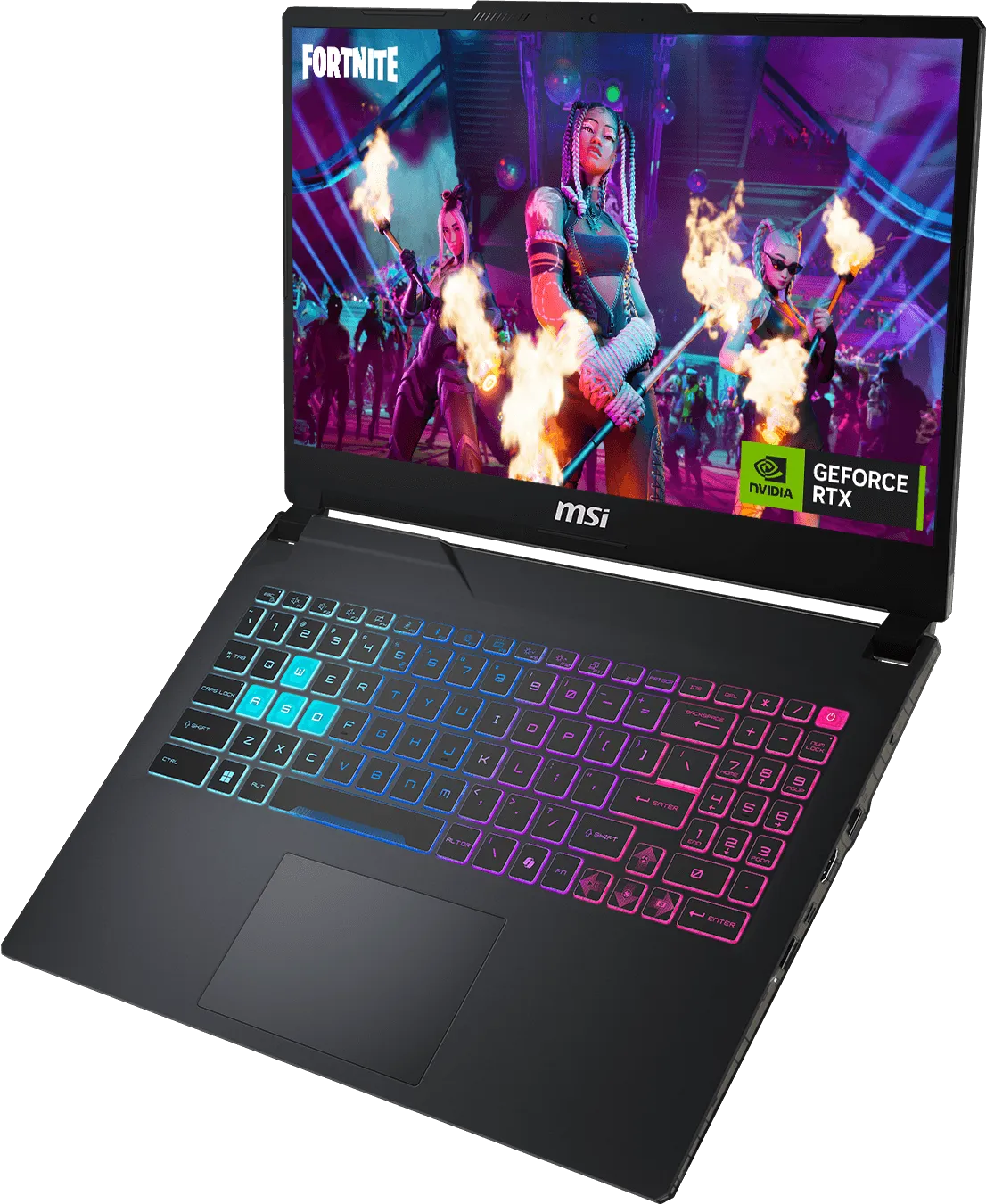 Msi 15 AI A1VF Gaming Laptop, Translucent Black